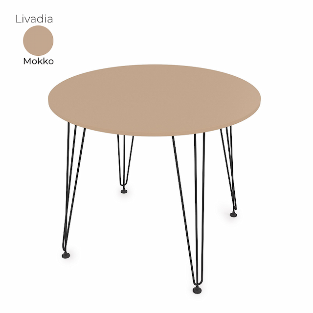 Стол обеденный круглый Алсав 21Livadia.009 Mokko