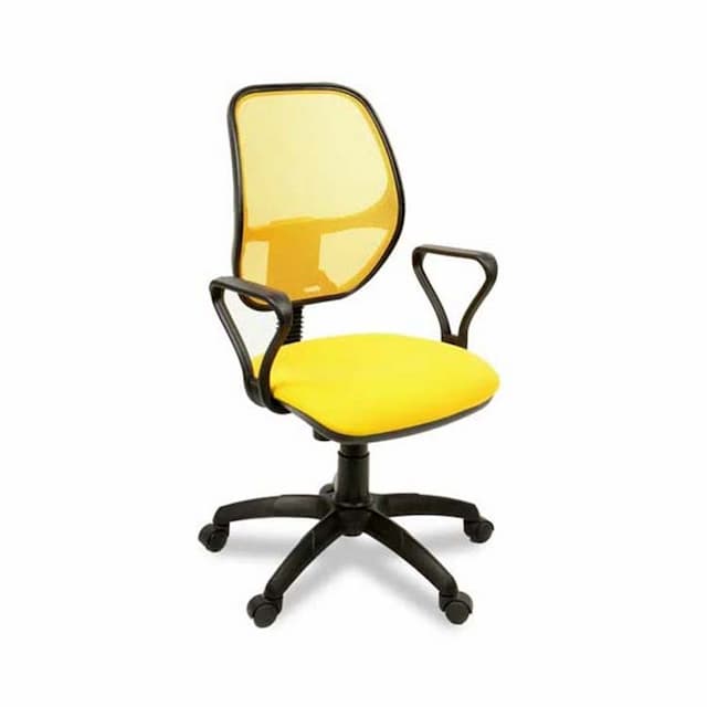 Кресло компьютерное Мирэй Марс new gtpp (Самба) синхро (желтый), ткань цветная серия В