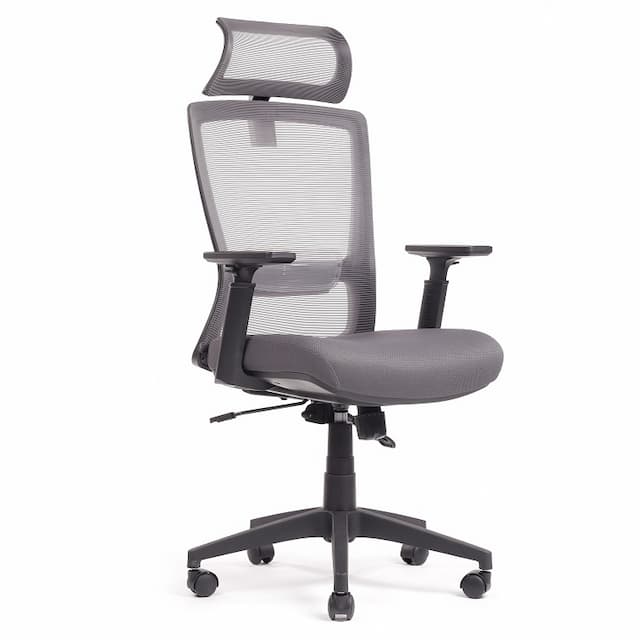 Кресло офисное Riva Chair Line (W-202 АС) серый