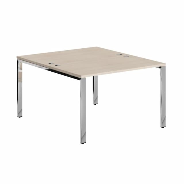 Стол 2-х местный Skyland XGWST 1214.1 бук тиара/нержавеющая сталь 1200х1406х750 XTEN GLOSS