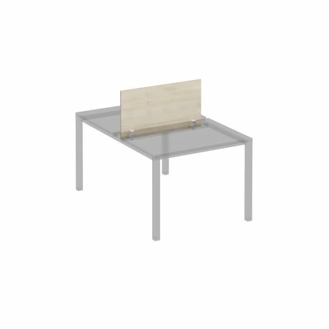 Экран для рабочей станции 100 на белом металлокаркасе Юнитекс Комфорт КФ К.Б 845 ДШ дуб шамони