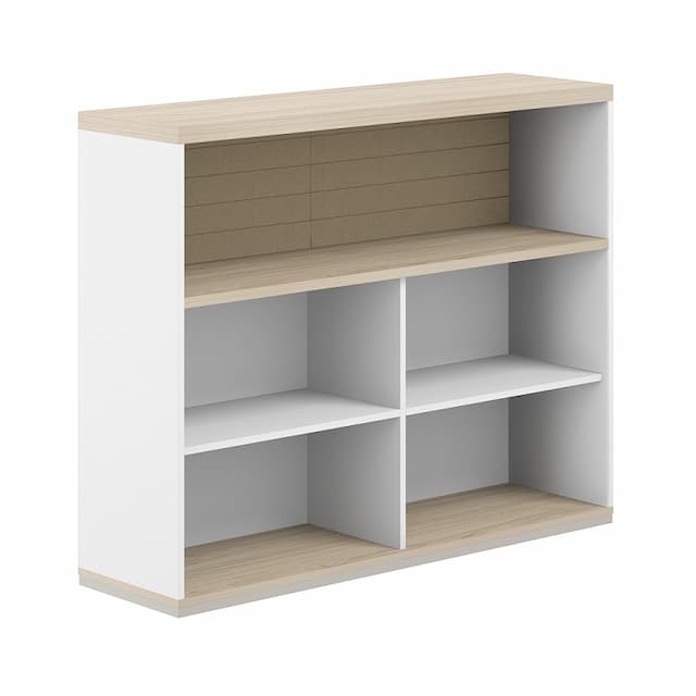 Стеллаж-комбо 1438 односторонний Norden Allegro AG.252.402.662.BG с топом и экраном тканевым высоким