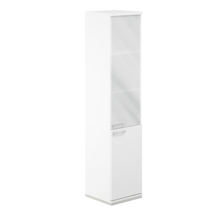 Шкаф со стеклом 5-уровневый Norden Allegro AG.209.WH.WH.WH.GL.R