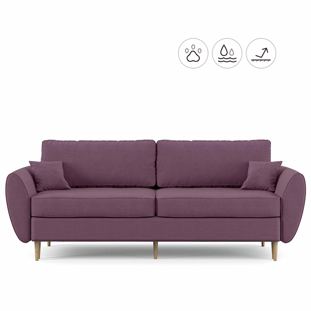 Диван Мастерфабрик Баако Kenya violet ткань велюр