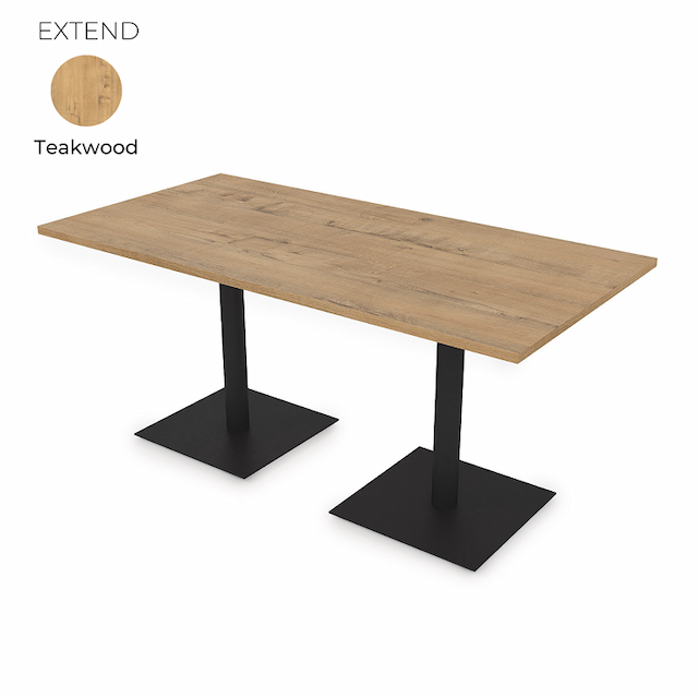 Стол на 2-х опорах Алсав 21EXTEND.160 Teakwood