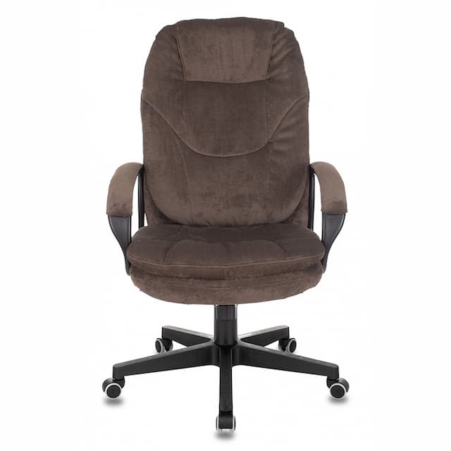 Кресло руководителя Бюрократ CH-868N Fabric коричневый Light-10 крестов. пластик