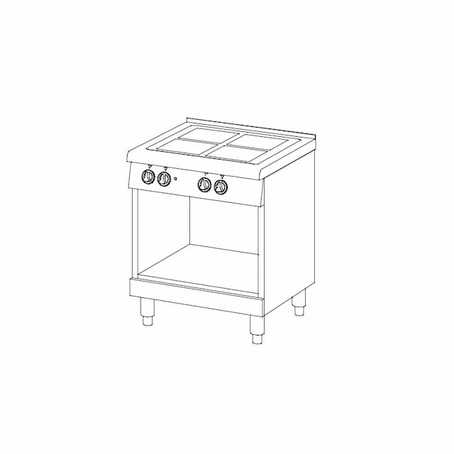 Плита со стеклокерамической поверхностью Ascobloc AEH 500