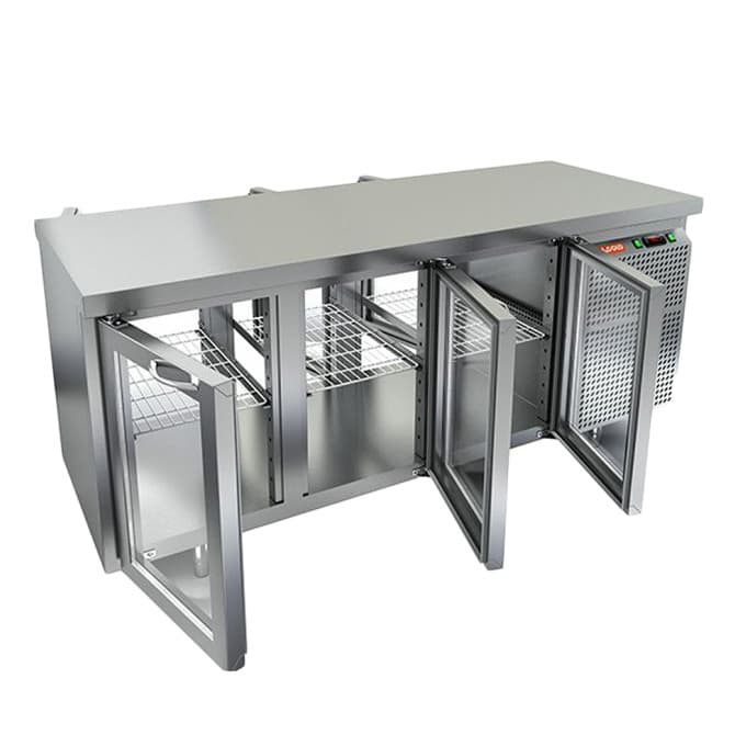 Стол охлаждаемый со сквозными дверями Hicold GNG T 111/HT